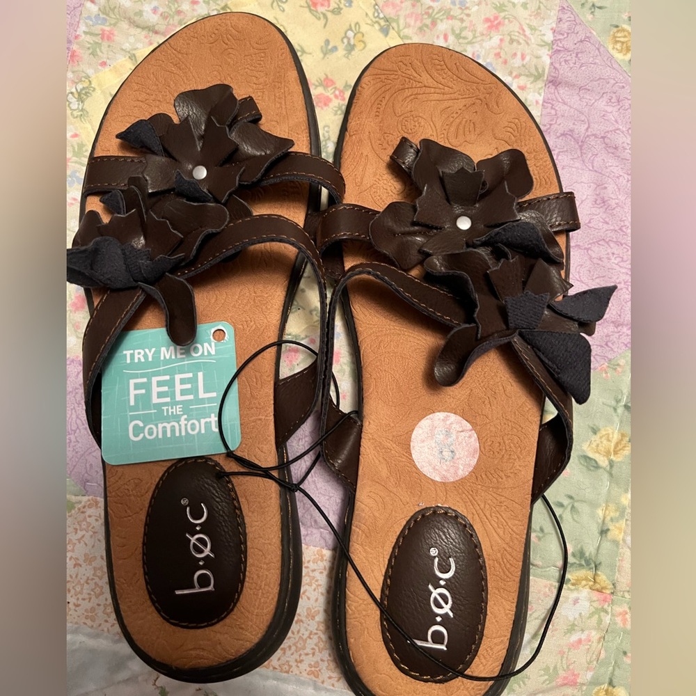 Size 8 new w/o tags BOC Born sandals